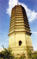 The ancient pagoda in Nong'an.
