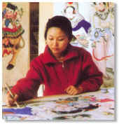 Drawing a painting, Yangliuqing